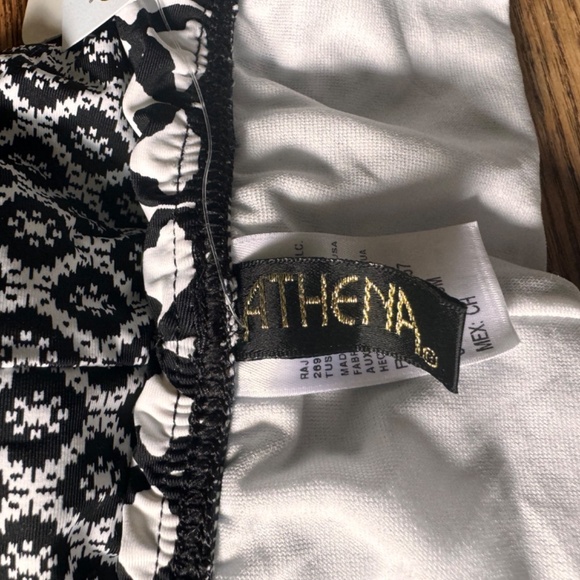 Wide band bathing suit bottom (black/white) - Picture 5 of 7